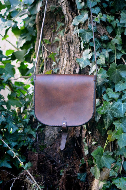 Sac en cuir repoussé "Oseberg" avec dragons vikings
