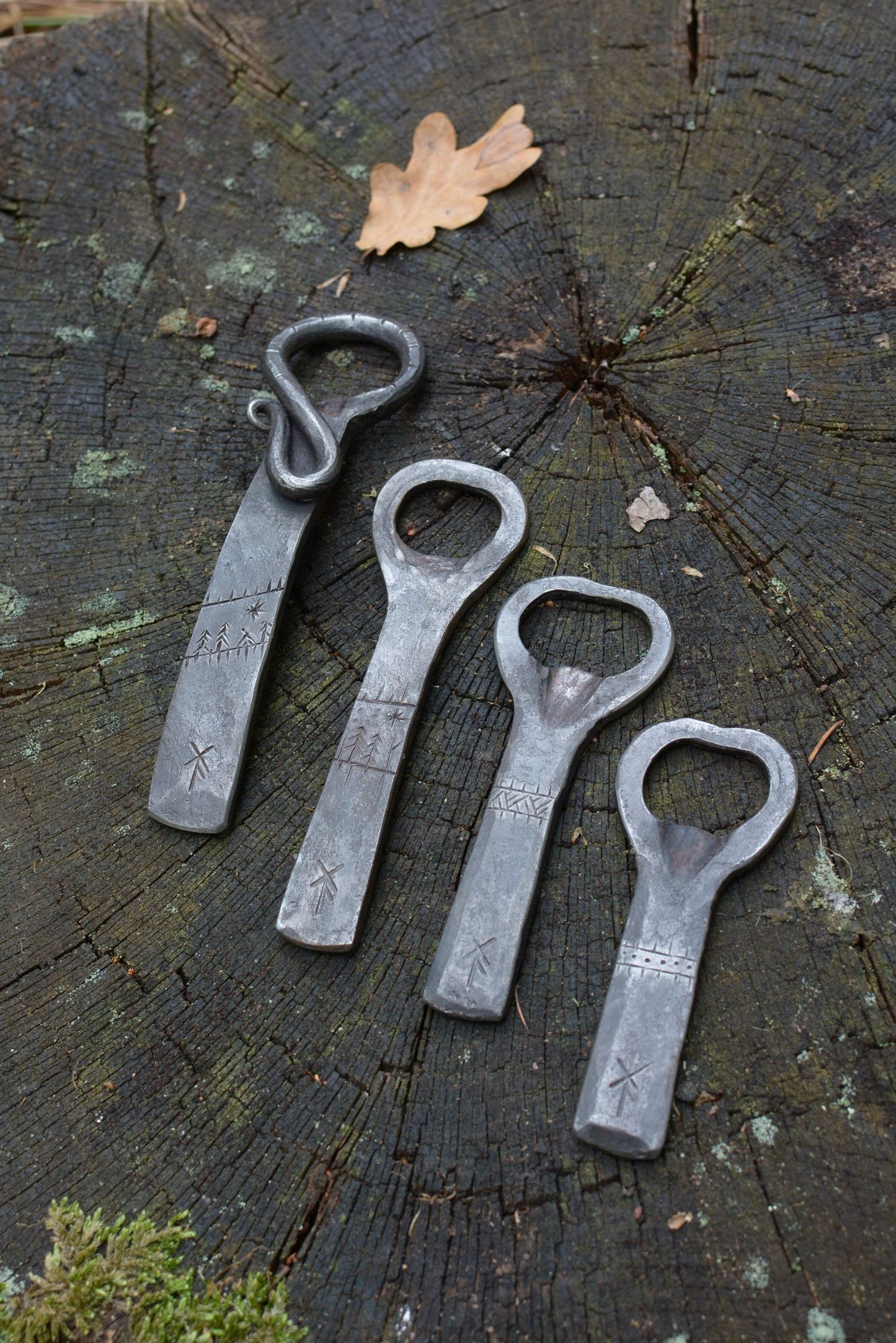 Décapsuleur avec motifs primitifs