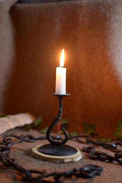 Bougeoir du forgeron en fer forgé