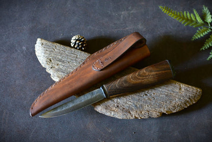 Couteau Yakut avec son étui en cuir sur-mesure – Atelier d'Amrod