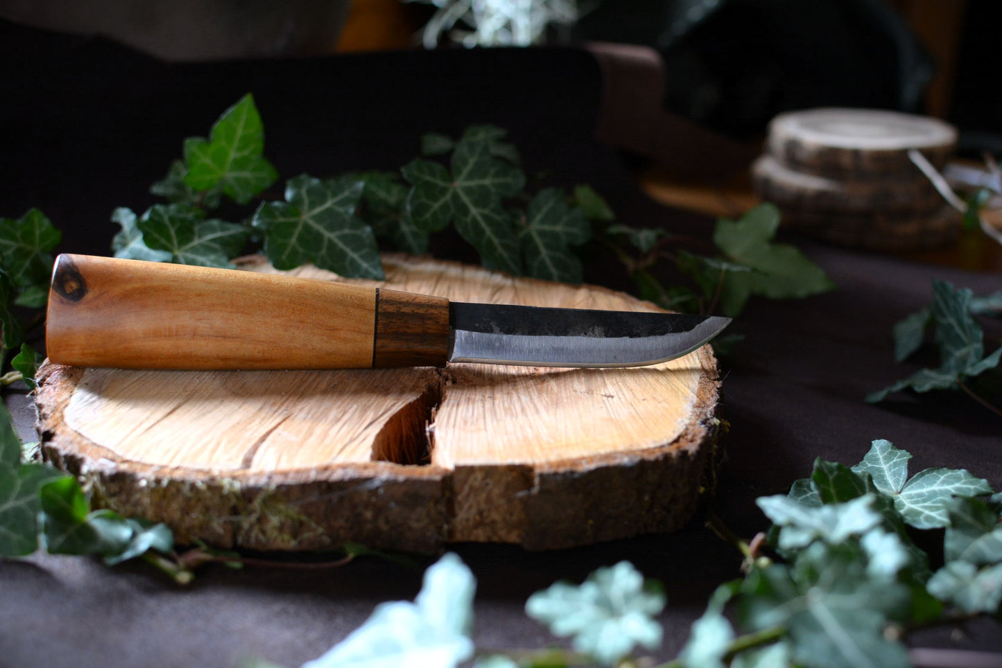Couteau polyvalent érable & noyer