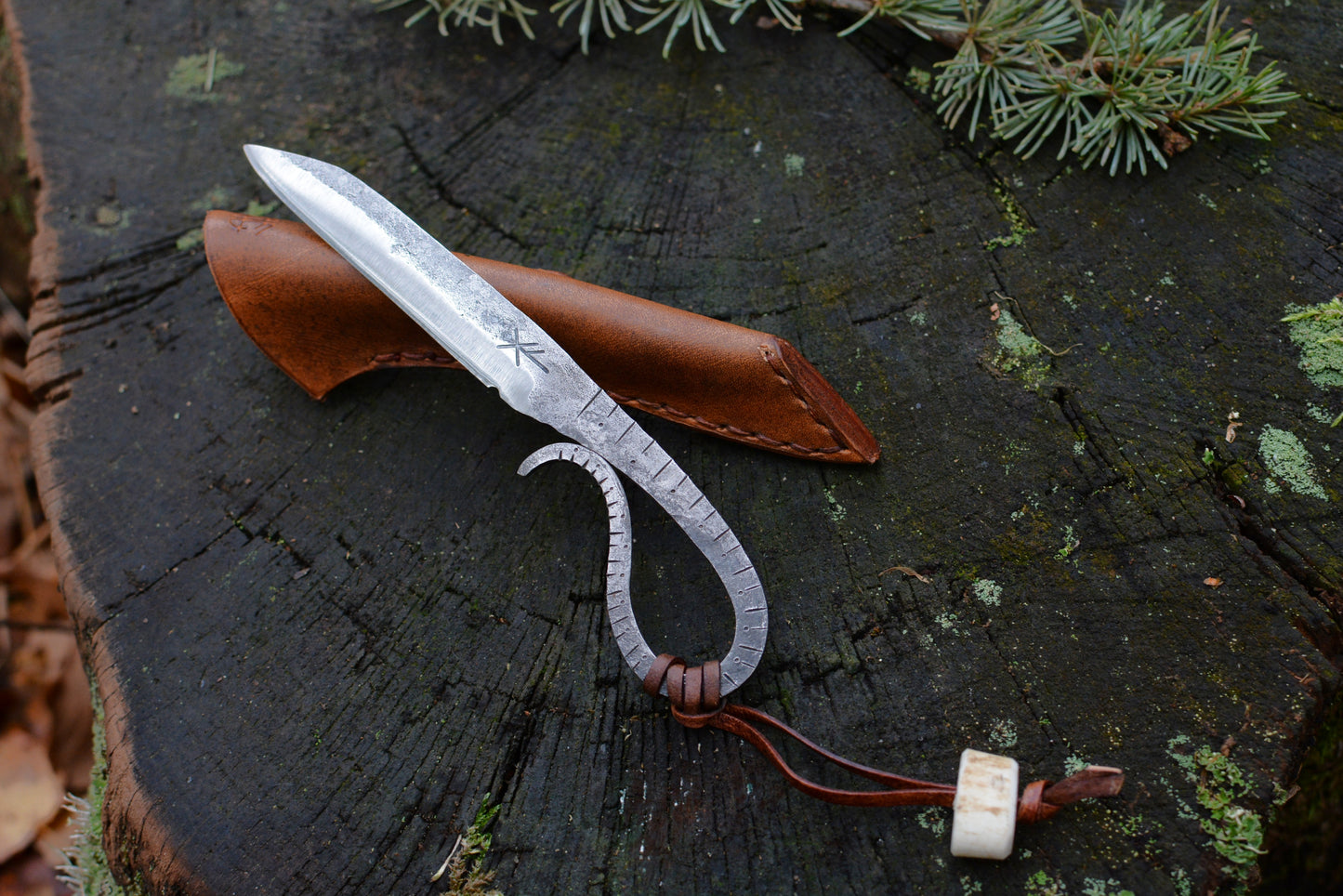 Petit couteau celte forgé