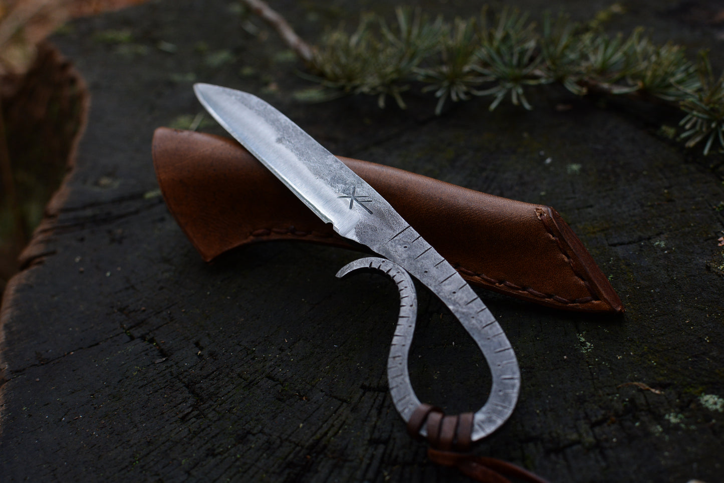 Petit couteau celte forgé