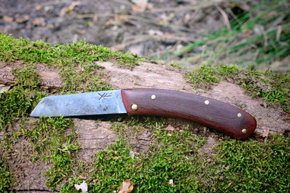 L'Andégave - Couteau pliant en acajou