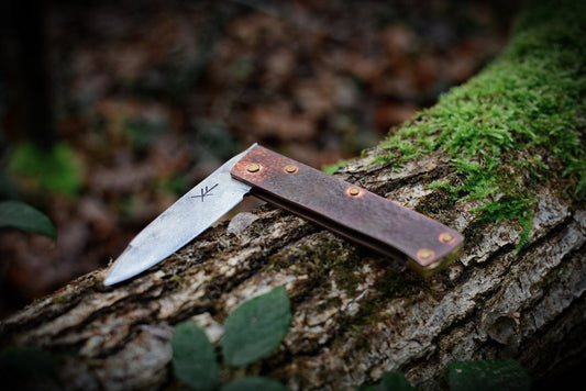 Couteau pliant cuivre