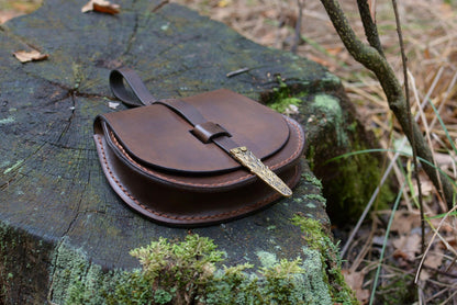 Escarcelle de Birka marron foncé