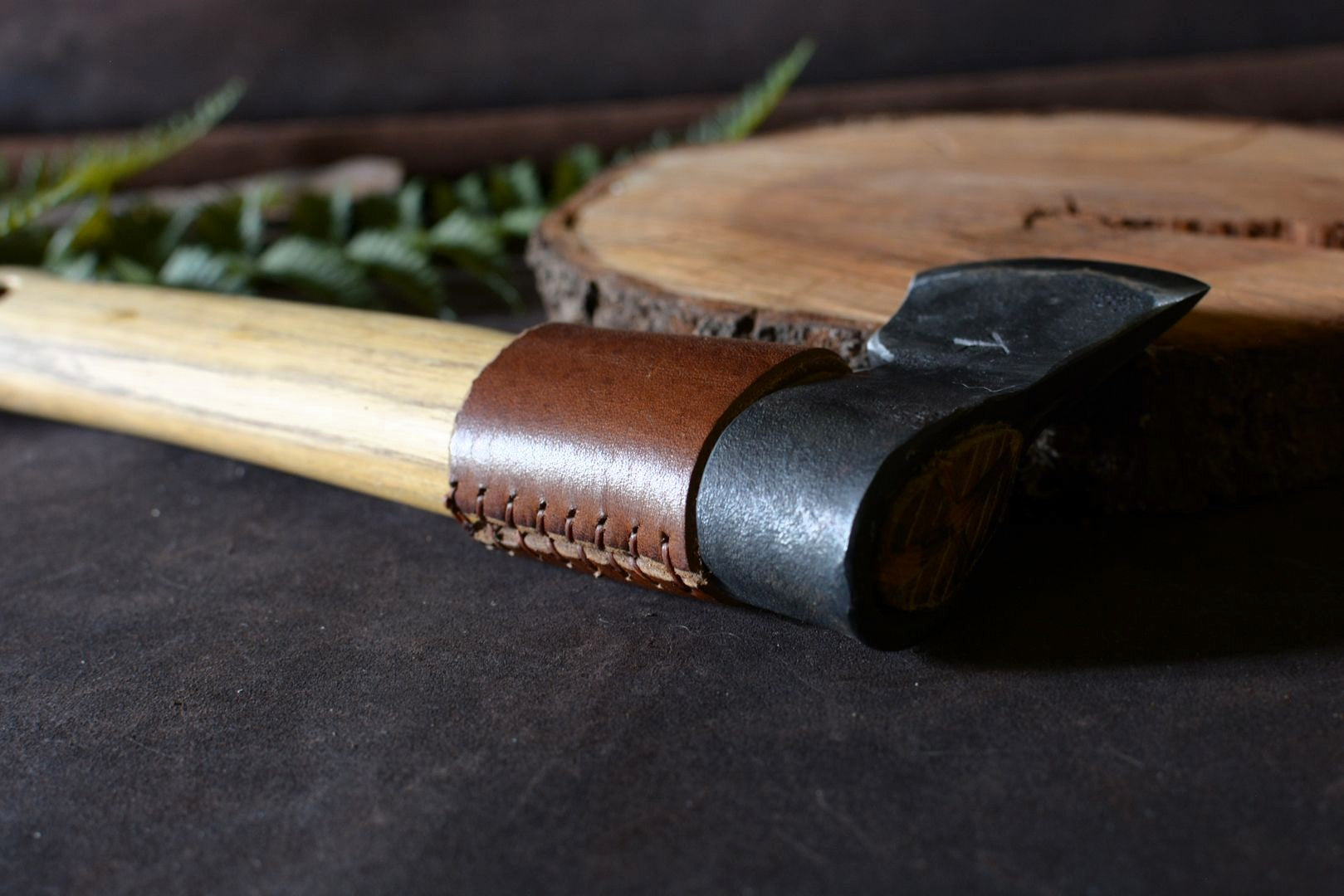 Fer de hache forgé à la main, face arrière – Forge Gardarson