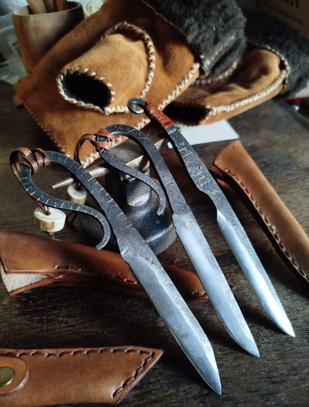 Petit couteau celte forgé