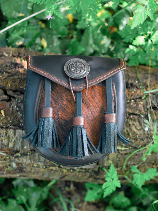 Sporran écossais & chaînes en maille