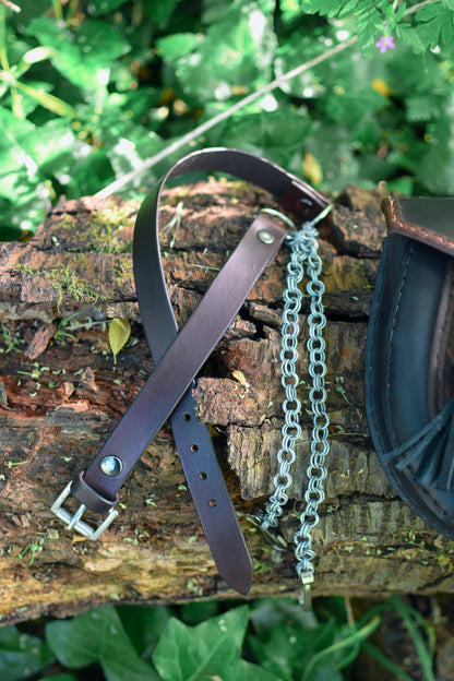 Sporran écossais & chaînes en maille
